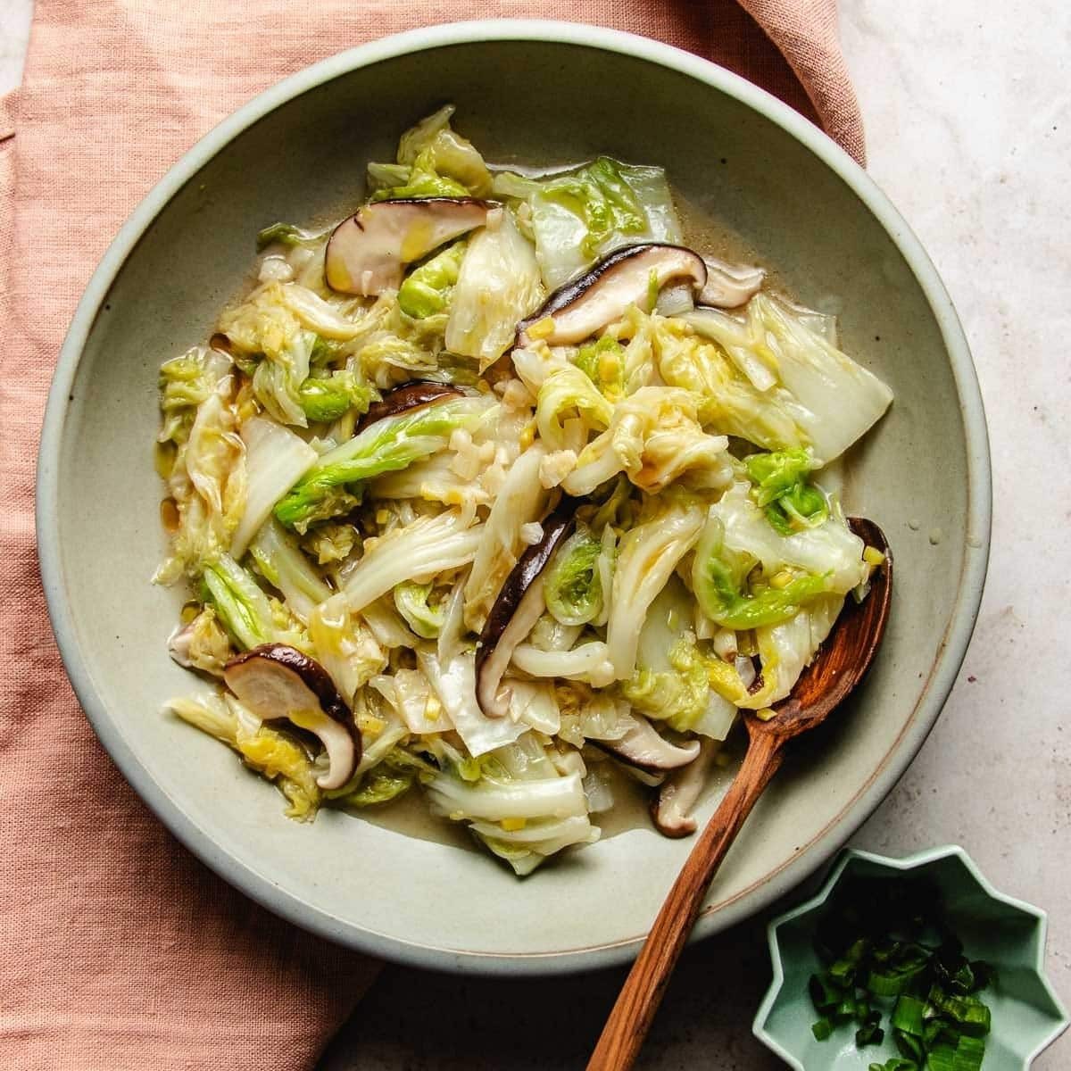 Stir-Fried Napa.