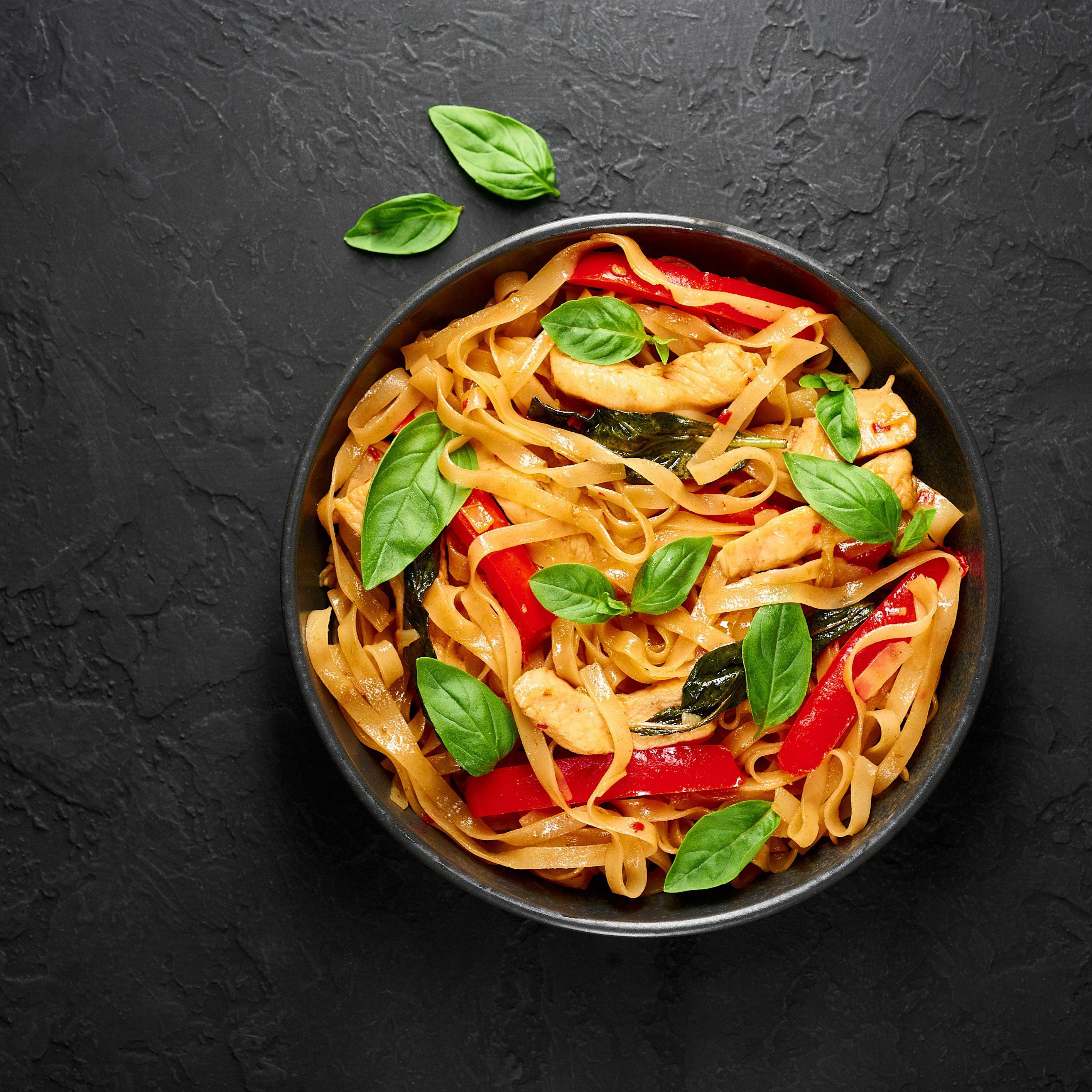 Pad Drunken Noodles.