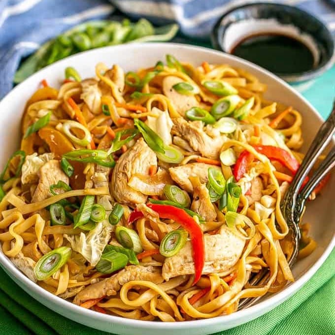 Pad Lo Mein Noodles.