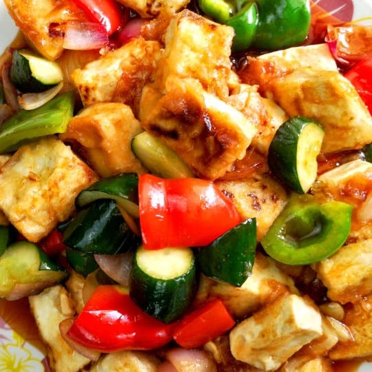 Hot and Sour Tofu.